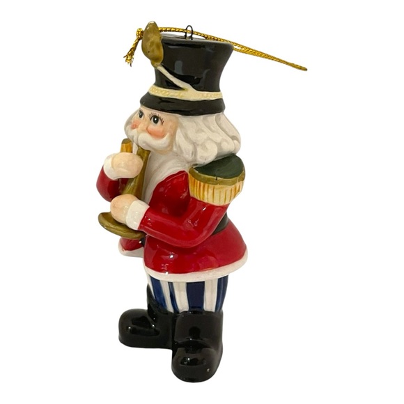Vintage Porcelain Nutcracker Ornament 4.5” Tall ~ Great Christmas Decoration - Picture 7 of 10